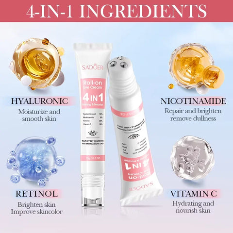 Instant Eye Bag Removal Cream – Retinol Anti-Wrinkle & Firming, 20g