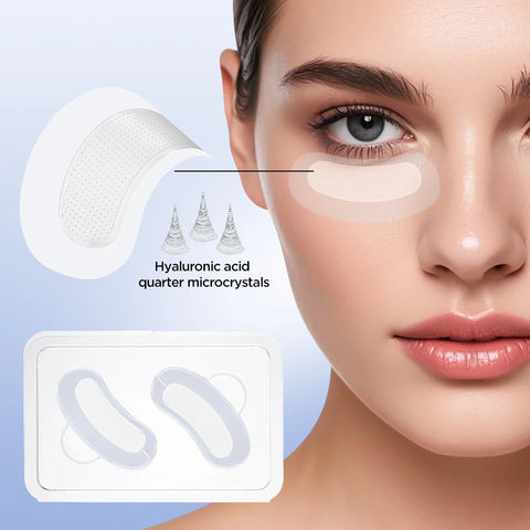 DermaGlow Microneedle Hyaluronic Eye Patches