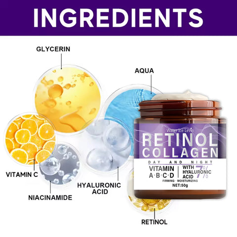 50g Collagen Retinol Niacinamide Day and Night Moisturizing Cream
