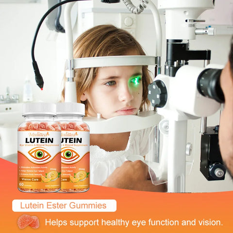 Lutein Gummies – Eye Health & Blue Light Protection, 60pcs
