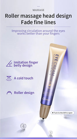 Anti-Wrinkle Eye Cream with Roller Ball – Hydrating & Firming, 20g