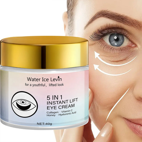 5-in-1 Eye Cream with Collagen & Vitamin C – Hydrating & Brightening, 40g