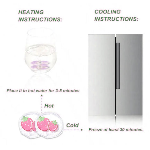 Reusable Gel Ice Pack Eye Pads – Hot & Cold Therapy