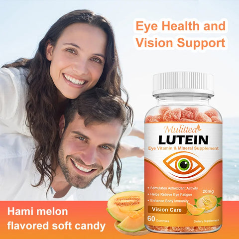 Lutein Gummies – Eye Health & Blue Light Protection, 60pcs