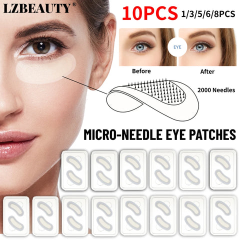 DermaGlow Microneedle Hyaluronic Eye Patches