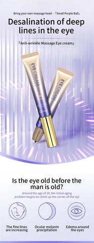 Anti-Wrinkle Eye Cream with Roller Ball – Hydrating & Firming, 20g