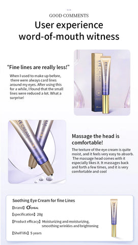 Anti-Wrinkle Eye Cream with Roller Ball – Hydrating & Firming, 20g